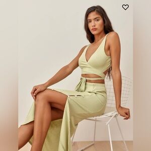 Reformation Jonny Two piece knit Set -Small